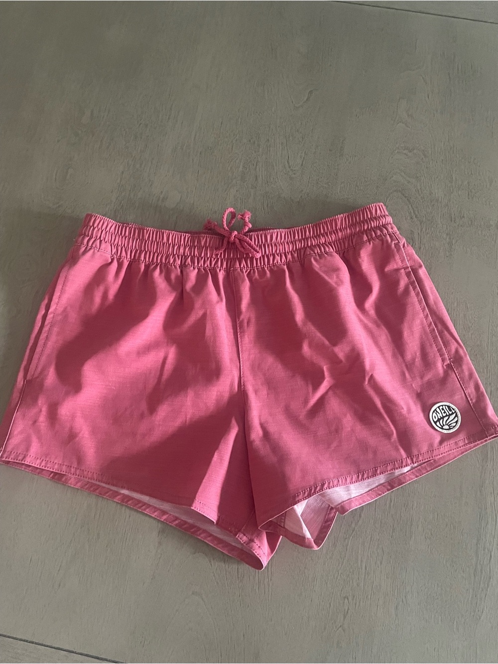 O'Neill Bright Pink Women's Athletic Drawstring Shorts
